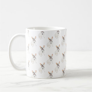 French Bulldog (White Pied) Coffee Mug