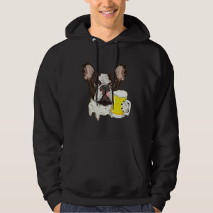 French Bulldog with Beer Hoodie