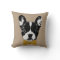 French Bulldog with Gold Bow Tie Beige