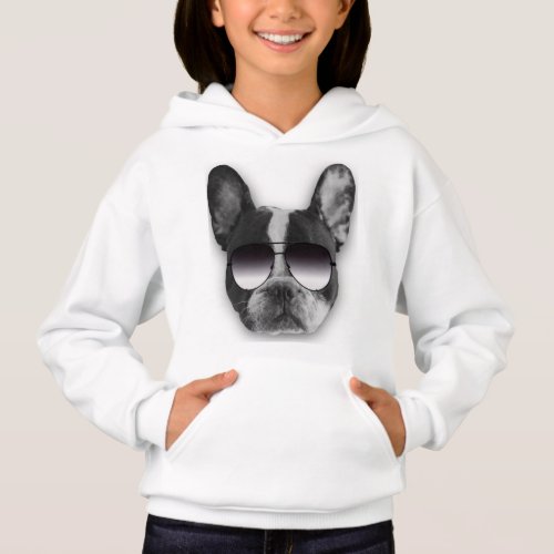 French Bulldog with Sunglasses Hoodie