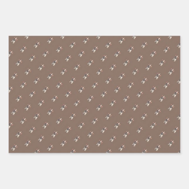 French Bulldog Wrapping Paper (Front)