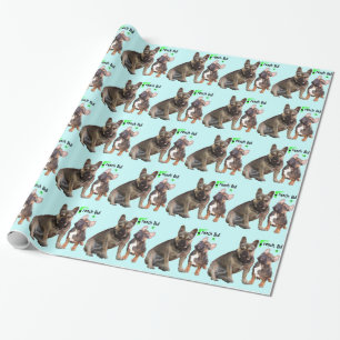 French Bulldog wrapping paper