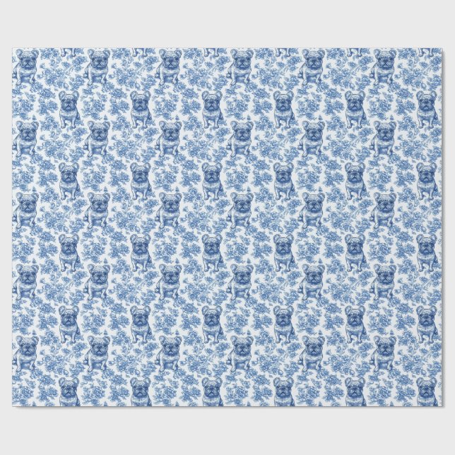 French Bulldog  Wrapping Paper (Flat)
