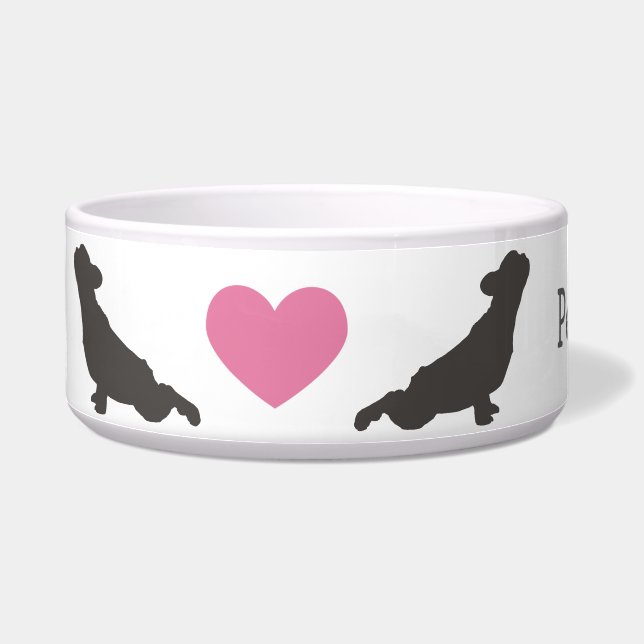French Bulldog Yoga Pose Bowl (Left)