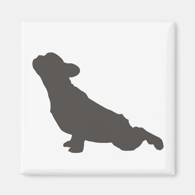 French Bulldog Yoga Pose Magnet (Front)