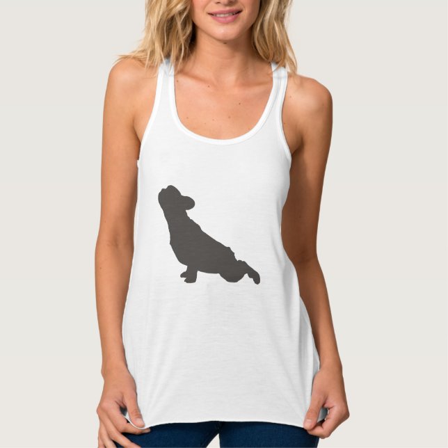 French Bulldog Yoga Pose Tank Top (Front)