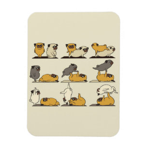 French Bulldog Yoga Poses Dog Yoga Lovers Magnet