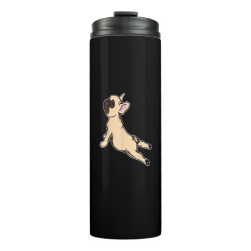 French Bulldog Yoga Shirt _ Funny Frenchie TShirt Thermal Tumbler