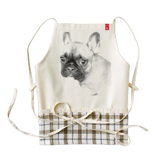 French Bulldog Zazzle HEART Apron