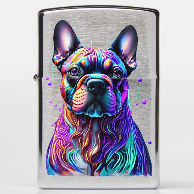 French Bulldog Zippo Lighter (Front)