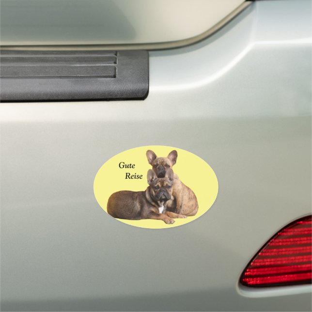 French Bulldogge Automagnet Pfote Auto Magne Car Magnet (In Situ)