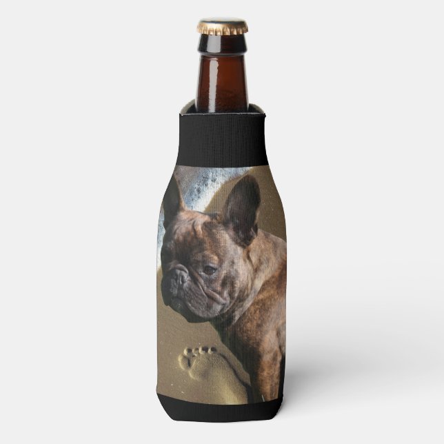 French bulldogge beverage cooler (Bottle Front)