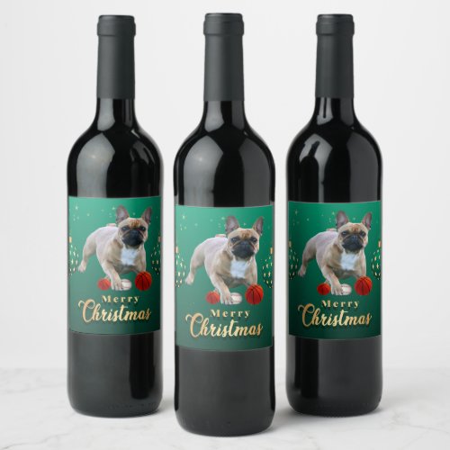 French Bulldogge wine bottles Wine Label