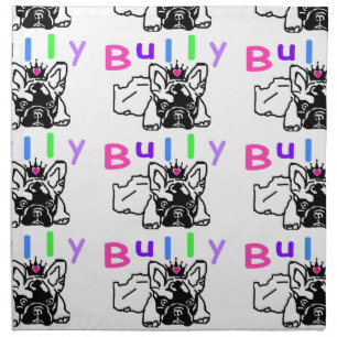 French bulldoggen cloth serviettes napkin