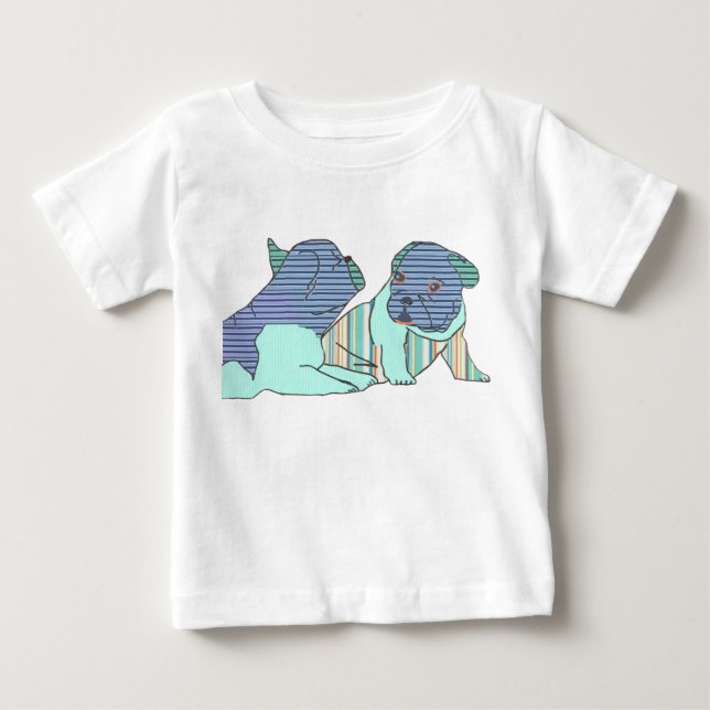 French Bulldoggen Kindershirt Baby T-Shirt (Front)