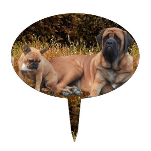 French Bulldoggen Mastiff Tortenpicer Cake Topper