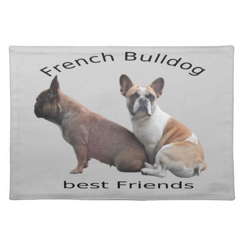 French Bulldoggen table sets Placemat