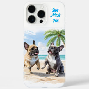 French Bulldogs Beach French Bulldog iPhone 16 Pro Max Case