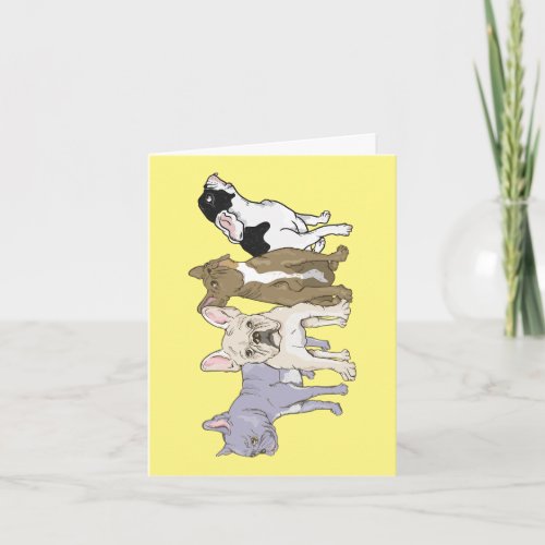 French Bulldogs Card