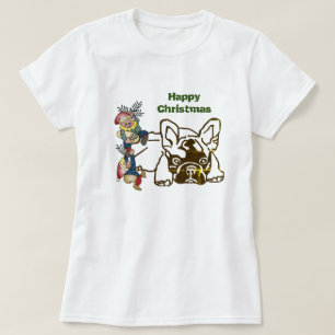 French Bulldogs Christmas French Bulldog T-Shirt