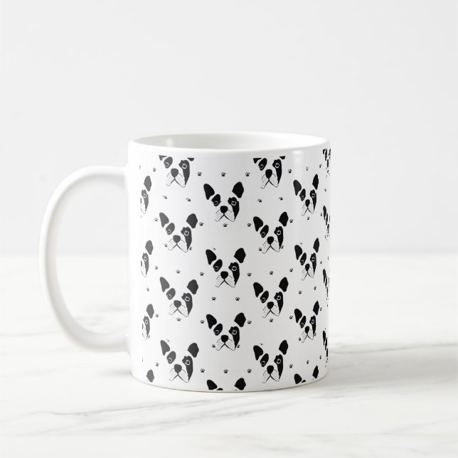 French Bulldogs Coffee Mug (Left)