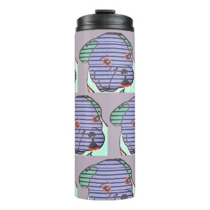 French Bulldogs Comic French Bulldog Thermal Tumbler