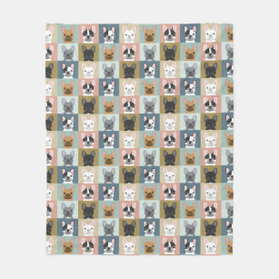 french bulldog throw blanket