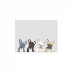 French Bulldogs | Cute Frenchie Pet Dog Post-it Notes