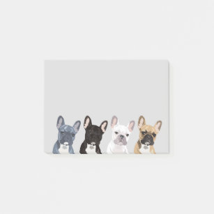French Bulldogs   Cute Frenchie Pet Dog Post-it Notes