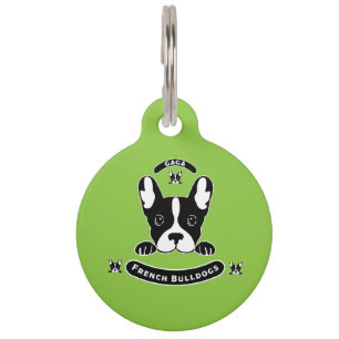 French Bulldogs - Four Legged Friends Sherpa Blank Pet ID Tag