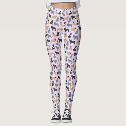French Bulldogs Frenchies _ Pick Your Color Leggings