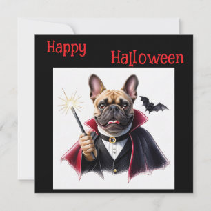 French Bulldogs Halloween French Bulldog Invitation