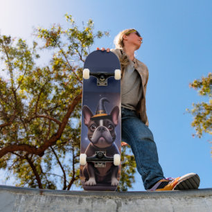 French Bulldogs Halloween French Bulldog Skateboard