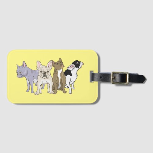 French Bulldogs Luggage Tag