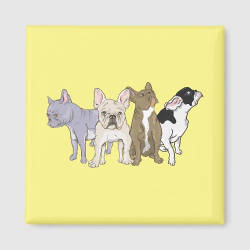 French Bulldogs Magnet