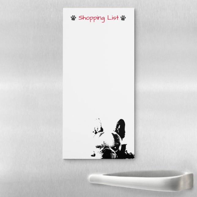 French Bulldogs Magnetic Notepad (In Situ)