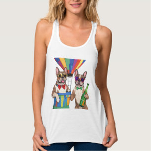 French Bulldogs New Year French Bulldog Tank Top