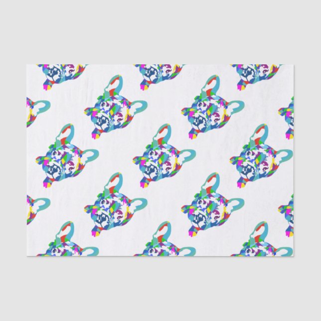 French Bulldogs Puppy Tissue Paper (Front)