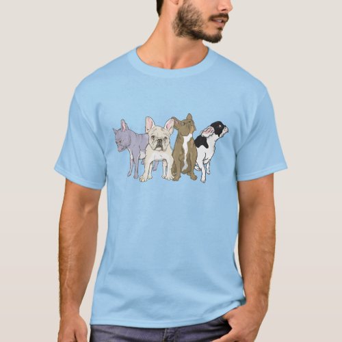 French Bulldogs T_Shirt