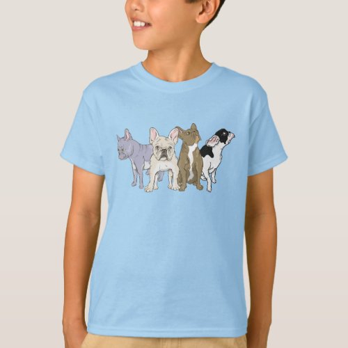 French Bulldogs T_Shirt