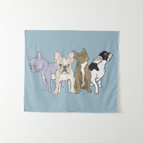 French Bulldogs Tapestry