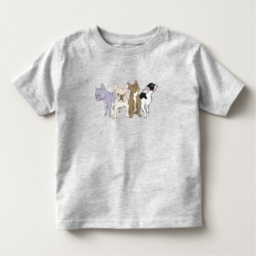 French Bulldogs Toddler T_shirt