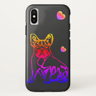 French Bulldogs with Heart French Bulldog iPhone XS Case