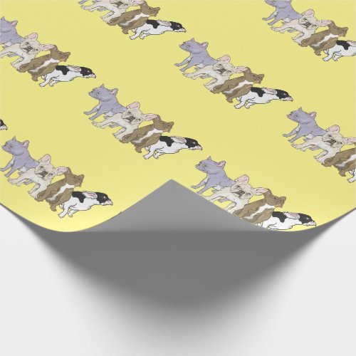 French Bulldogs Wrapping Paper