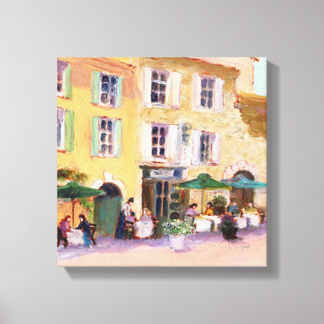 French Cafe Canvas Print (Front)