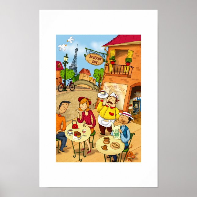 French Cafe Poster (Front)