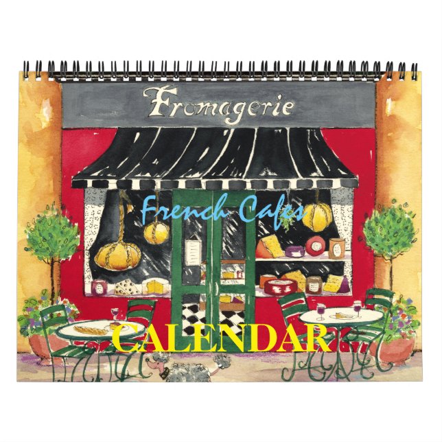 French Cafes, Calendar (Cover)