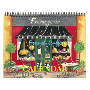 French Cafes, Calendar