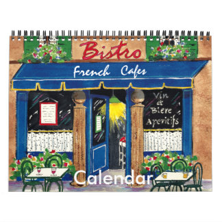 French Cafes, Calendar 2013