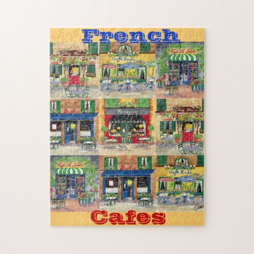 French Cafes Puzzle
